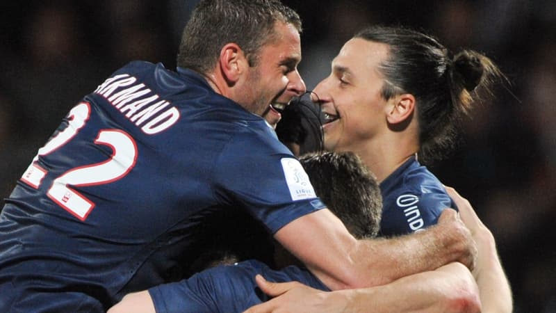 Sylvain Armand et Zlatan Ibrahimovic en mai 2013