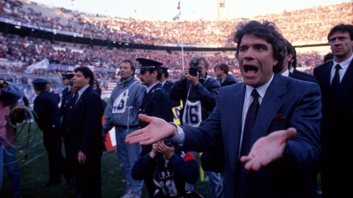 Bernard Tapie, en 1990