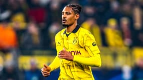 L'attaquant de Dortmund Sébastien Haller 