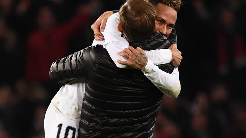 Neymar et Thomas Tuchel