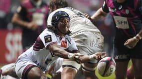 Adams, auteur de l'essai de la victoire pour l'UBB face au Stade Français