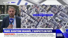 Bijouterie braquée à Paris : les deux suspects avaient un taser, une arme de poing et une bombe lacrymogène