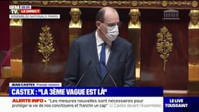 "Agir ni trop tôt, ni trop tard": Jean Castex évoque les nouvelles restrictions à l'Assemblée