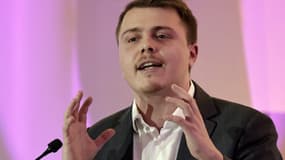 Le député insoumis Louis Boyard le 23 janvier 2025 à Villeneuve-Saint-Georges où il est candidat pour une municipale anticipée