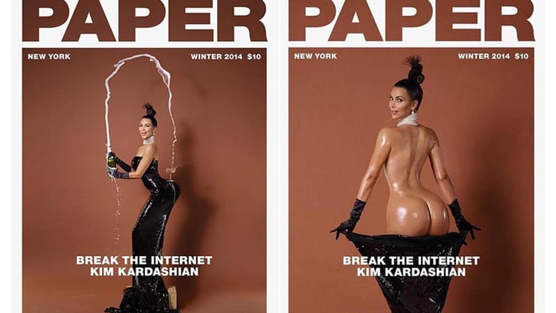 Kim Kardashian avait "cassé internet" en couverture de Paper.
