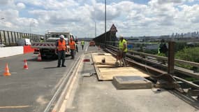 Une partie du mur de soutènement du viaduc de Gennevilliers s'est effondrée 