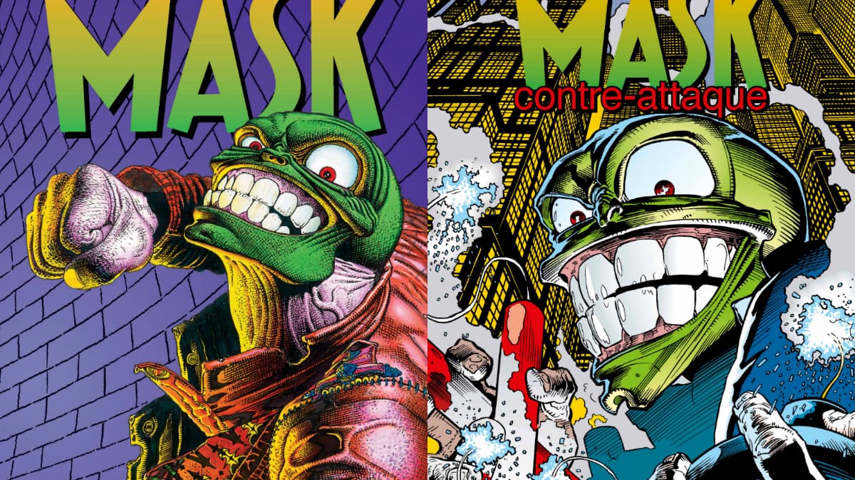 Les couvertures des BD "The Mask"