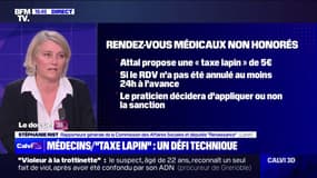 "Taxe lapin" pour les rendez-vous non honorés: "On doit tous se relever les manches pour améliorer l'accès aux soins", affirme Stéphanie Rist (Renaissance)