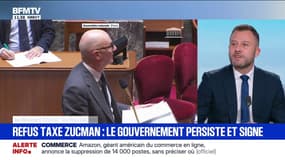 Taxe Zucman: "Qu'il y ait un impôt qui cible le capital productif, c'est une folie", pour Ian Boucard (LR)