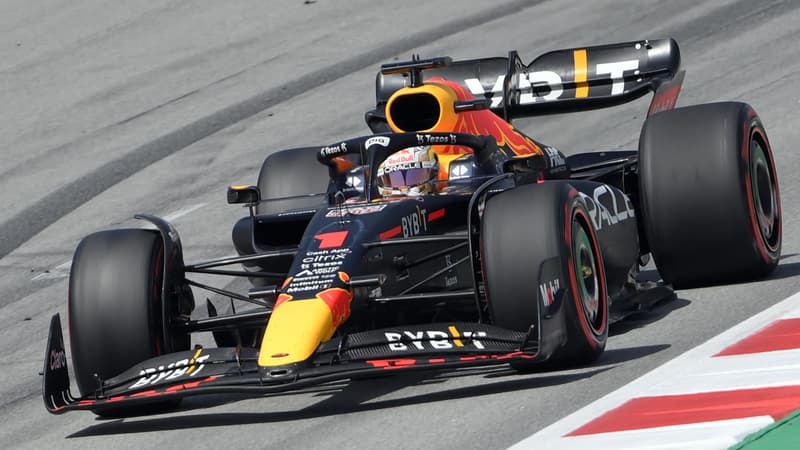 Max Verstappen lors du GP d'Espagne.