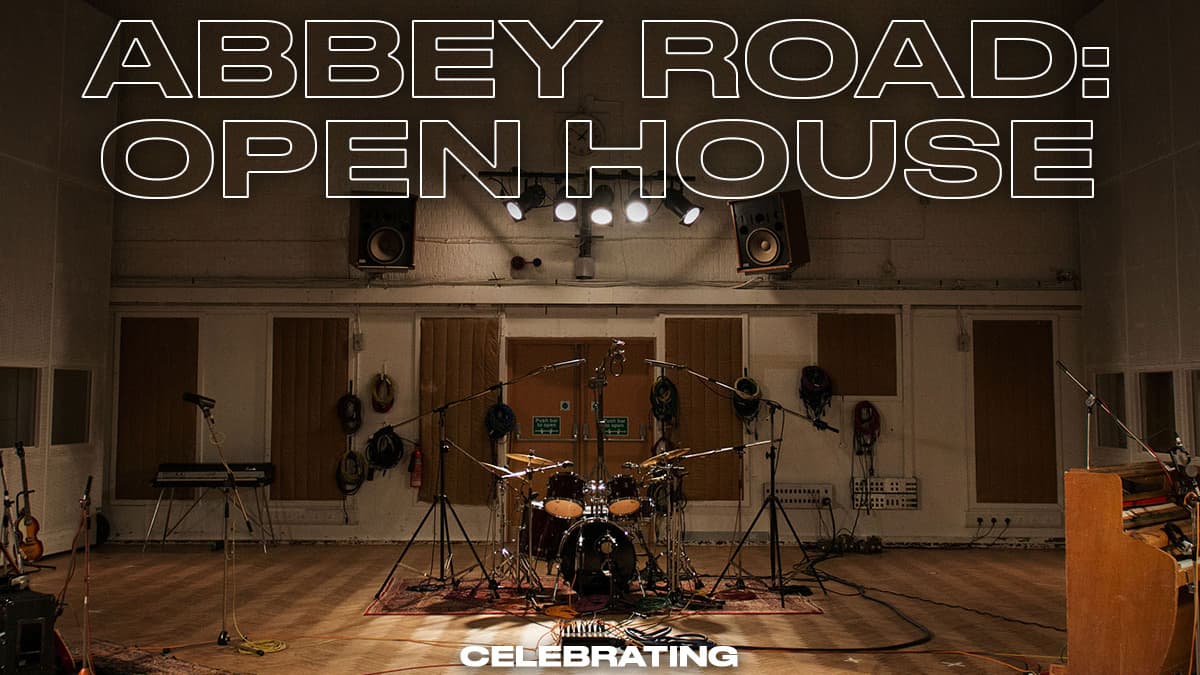 L'affiche des portes ouvertes des studios Abbey Road