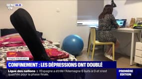 Le nombre de Français déprimés a doublé en un peu plus d'un mois