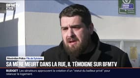 "Il faut que les choses changent": il témoigne après le décès de sa mère dans la rue