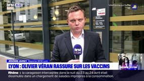 Le Ministre Olivier Véran était à Lyon ce jeudi