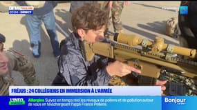 Fréjus : 24 collégiens en immersion à l'armée