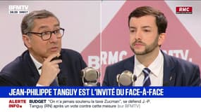 Jean-Philippe Tanguy assure que le contre-budget du RN permet une économie de "15 milliards" sur l'immigration