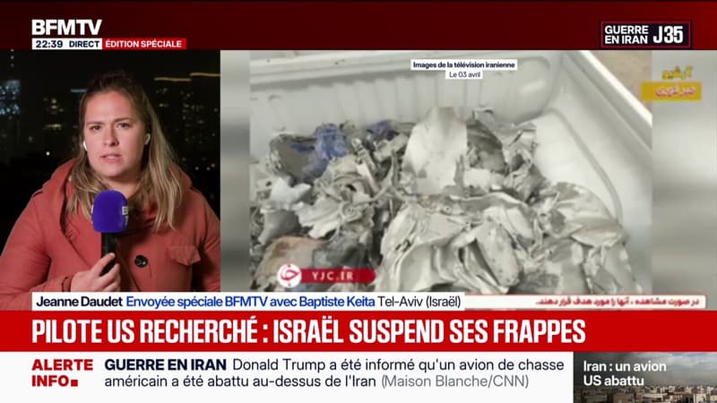 Pilote américain recherché en Iran: Israël suspend ses frappes dans la zone et aide à l'opération de sauvetage