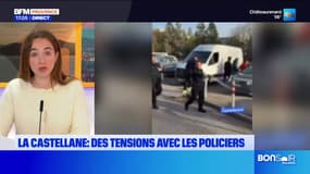  Trois interpellations après des affrontements entre policiers et jeunes à La Castellane
