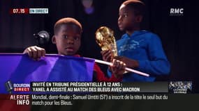 "On a été invité à l’Élysée regarder le match, les deux petits ont négocié la finale avec le président Macron. Ils pleuraient depuis lundi : 'Pourquoi nous on va pas en Russie'"