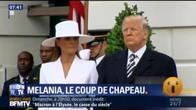 Le coup de chapeau de Melania Trump