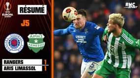 Résumé : Rangers 1-1 Aris Limassol - Ligue Europa (5e journée)