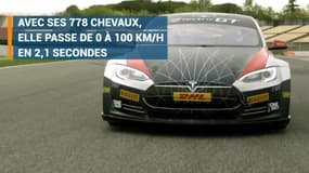 Tesla, la plus performante des berlines électriques prête pour la course