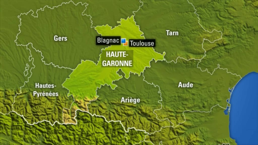 La collision a eu lieu à Blagnac, près de Toulouse. La collision a eu lieu à Blagnac, près de Toulouse.