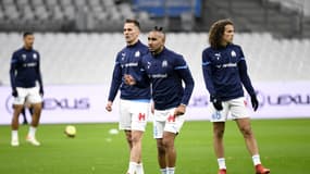 Milik, Payet et Guendouzi avec l'OM