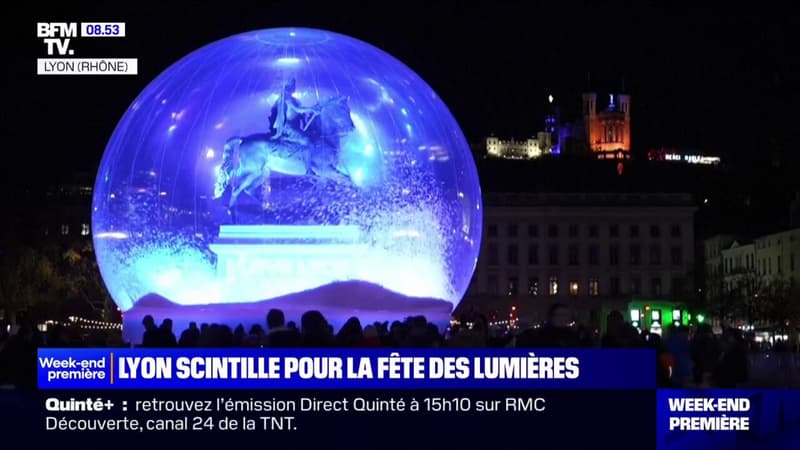 Lyon scintille pour les 25 ans de la Fête des lumières jusqu'à dimanche