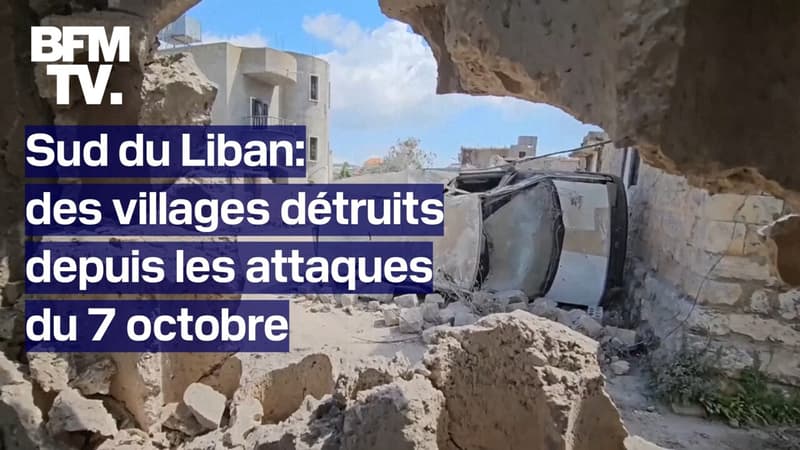 Sud du Liban: des villages détruits depuis le 7 octobre