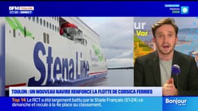 Toulon : un nouveau navire renforce la flotte de Corsica Ferries