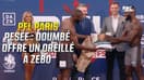 PFL Paris : Doumbé offre un oreiller à Zebo ! La pesée lunaire des 2 combattants