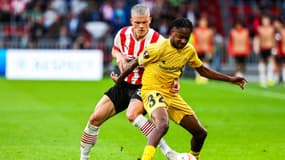 Joël Mvuka contre PSV en Europa League
