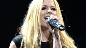 Avril Lavigne lors d'un concert à Miami, en décembre 2013