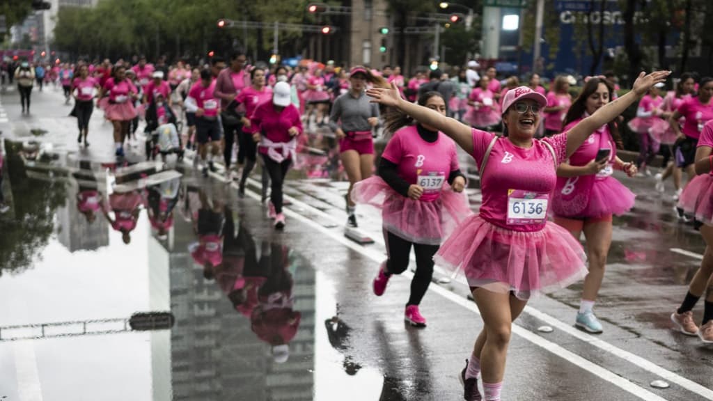 La "Barbie run", course organisée à Mexico le 6 octobre 2024 (photo d'illustration)