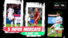 Lukeba, Matic, Malinovskyi... Les 5 infos mercato du 10 août à la mi-journée