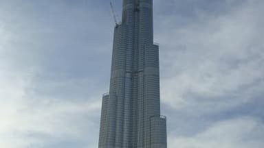 Burj Dubai est visible à près de 100 km