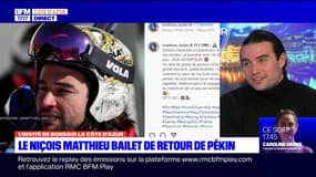 JO d'hiver 2022: de retour de Pékin, Matthieu Bailet "n'a aucun regret"