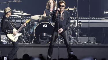 Johnny Hallyday à Bercy, le 27 novelbre 2015.