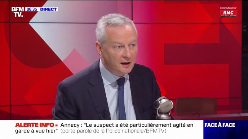 Bruno Le Maire sur l'attaque à Annecy: 