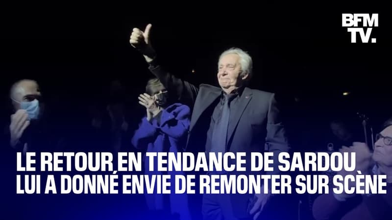 Regarder la vidéo LIGNE ROUGE - Le retour en tendance de Michel Sardou, qui a poussé l'artiste à remonter sur scène