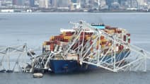 Le Dali, un cargo singapourien, a percuté un pont à Baltimore et provoqué son effondrement le 26 mars 2014.