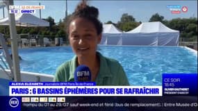 Paris: six bassins éphémères installés pour se rafraîchir 