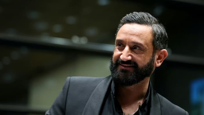 L'animateur Cyril Hanouna à Pairs, le 14 mars 2024. (Photo d'archive)