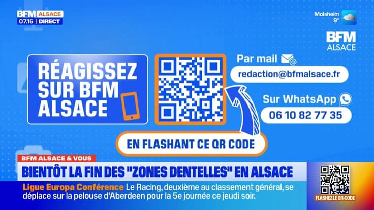 BFM Alsace et vous: bientôt la fin des "zones dentelles" en Alsace