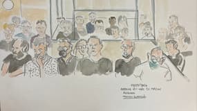 Procès des viols de Mazan (croquis d'audience)