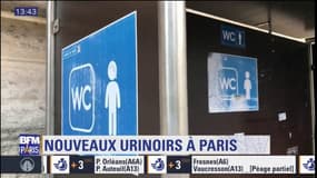 De nouveaux urinoirs installés à Paris 