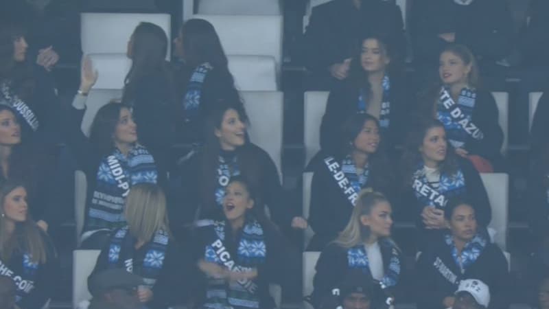 Les candidates de Miss France au Vélodrome