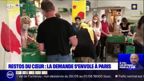 Paris: les demandes d'aide alimentaire ont augmenté de 50% aux Restos du Cœur depuis le confinement