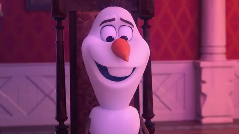Olaf, dans "La reine des neiges"